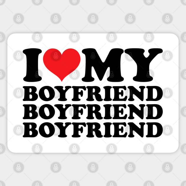 I Love My Boyfriend Sticker by Etopix